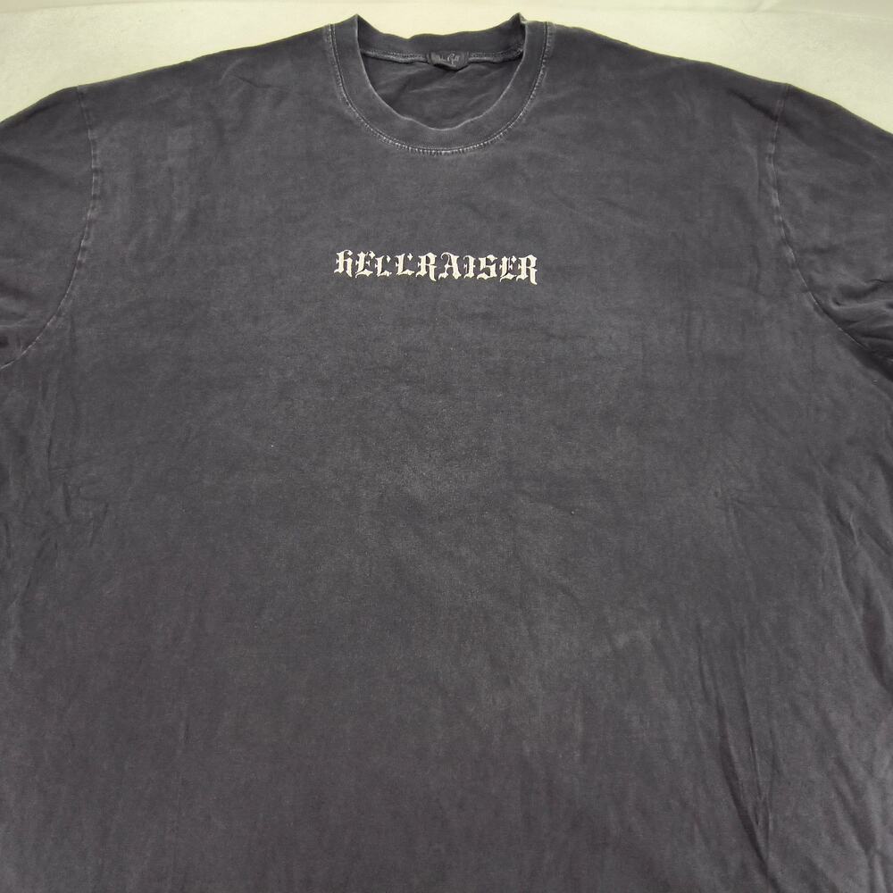 John Galt Hellraiser Short Sleeve Crew Neck T Shirt Mens Size 2XL Black White
